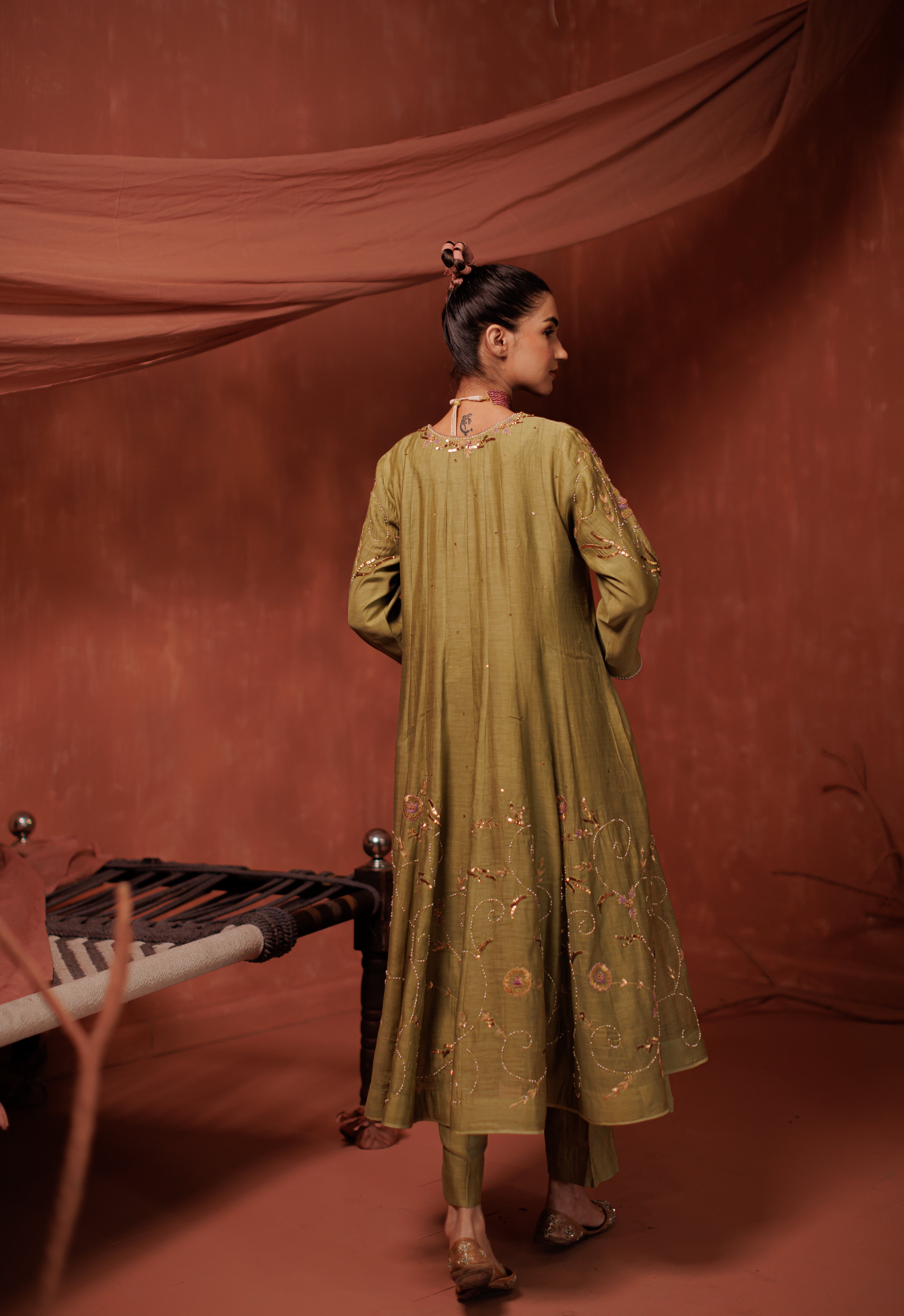 Hari Anarkali Set