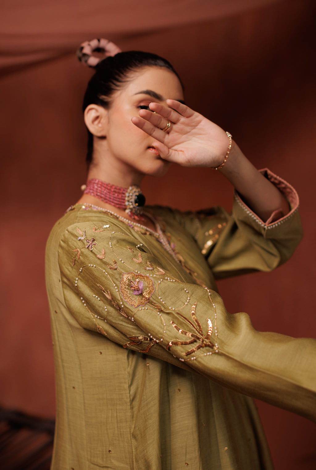 Hari Anarkali Set