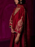 Laal Paan Anarkali Set