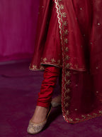 Laal Paan Anarkali Set