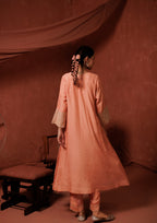 Cotton Cream Embroidered Kurta Set