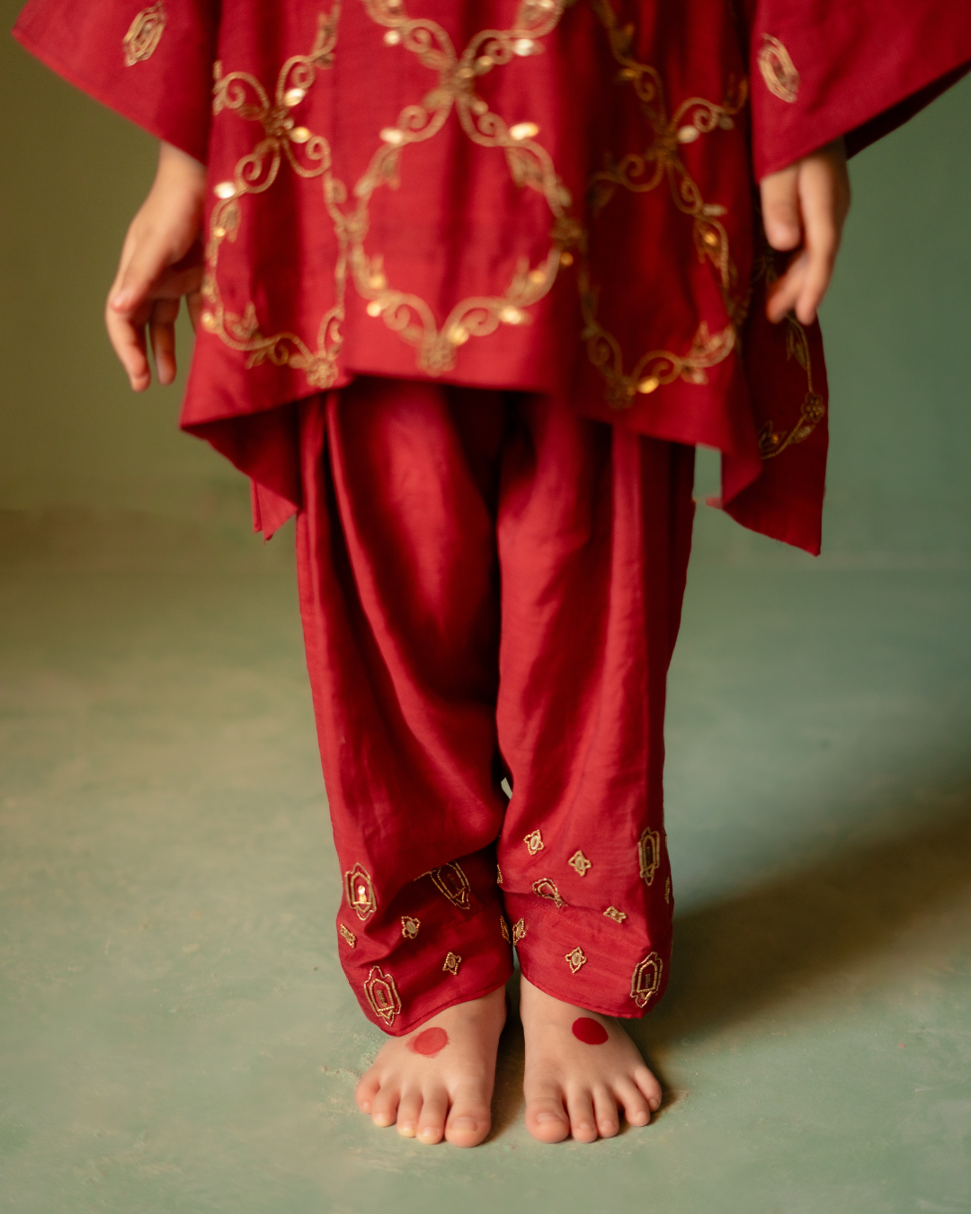 Kids 2-Piece Kurta Salwar Set