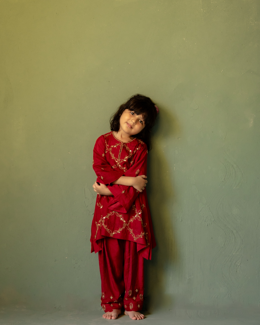 Kids 2-Piece Kurta Salwar Set