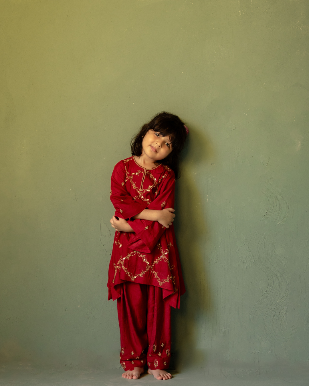 Kids 2-Piece Kurta Salwar Set