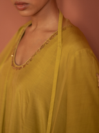Sunehri Anarkali Set