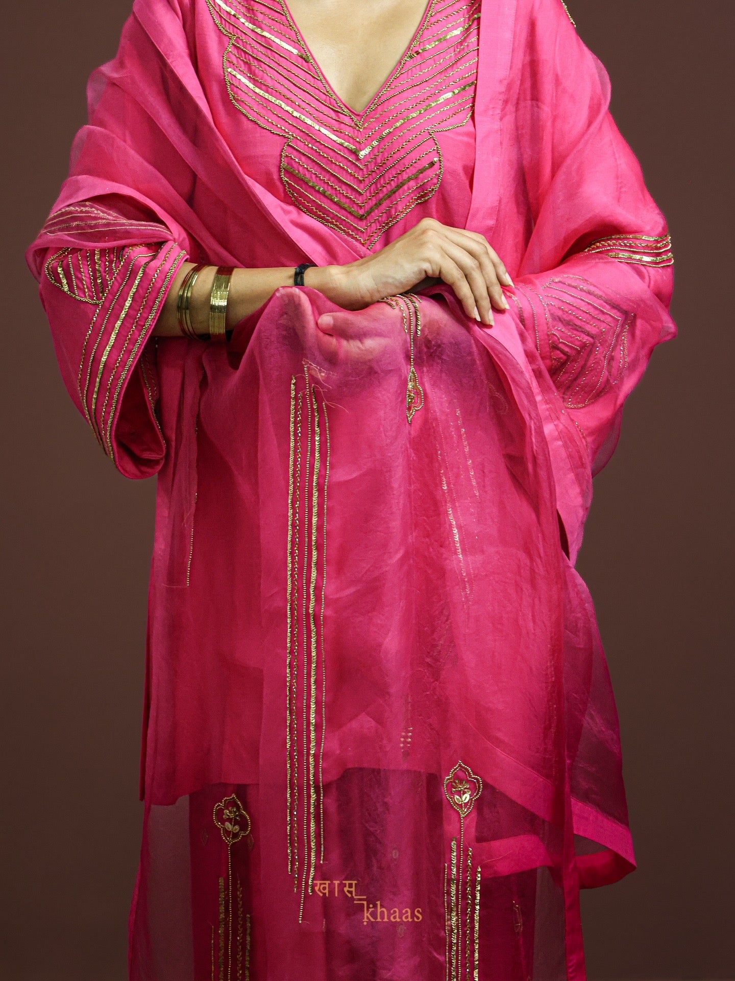 Pink Farshi Salwar Set