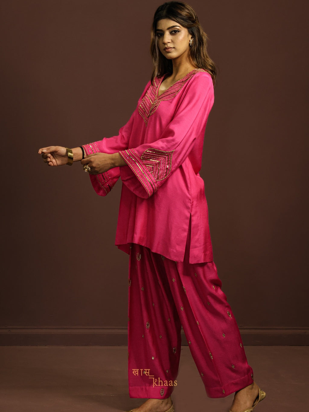 Pink Farshi Salwar Set